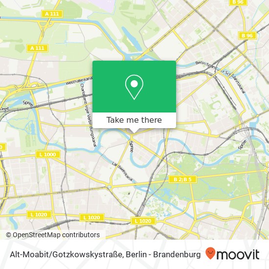 Alt-Moabit/Gotzkowskystraße map