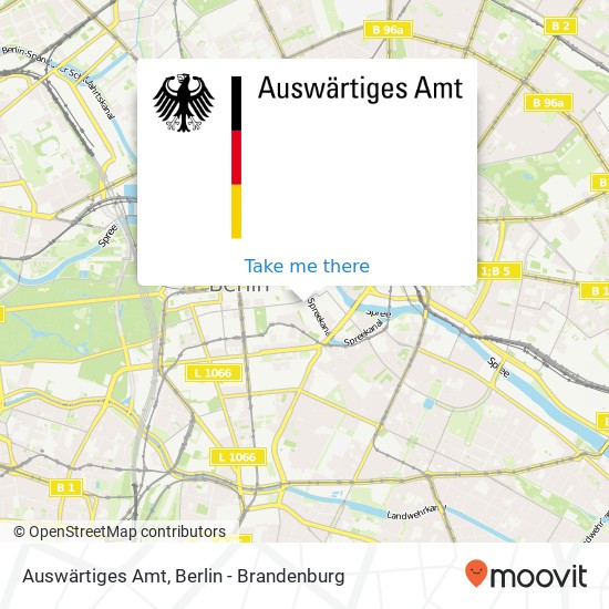 Auswärtiges Amt map