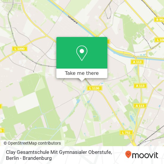 Clay Gesamtschule Mit Gymnasialer Oberstufe map
