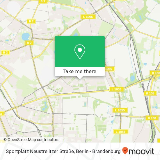 Sportplatz Neustrelitzer Straße map