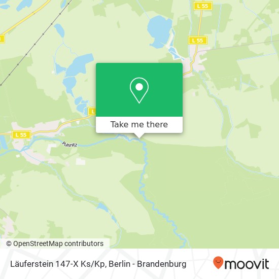 Läuferstein 147-X Ks/Kp map