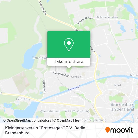 Kleingartenverein ""Erntesegen"" E.V. map