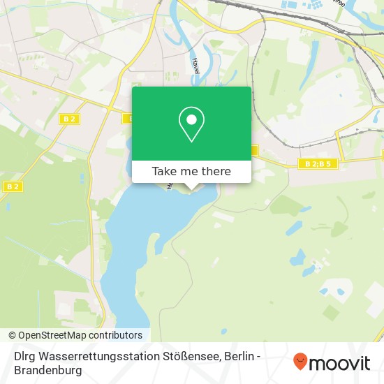 Dlrg Wasserrettungsstation Stößensee map