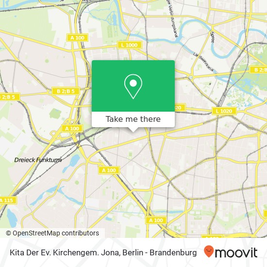 Kita Der Ev. Kirchengem. Jona map