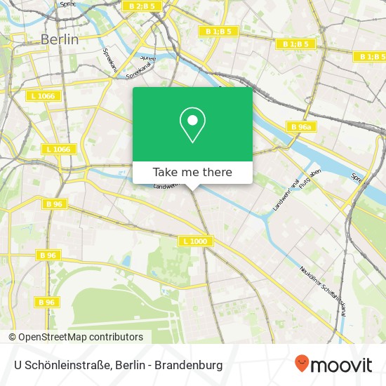 Карта U Schönleinstraße