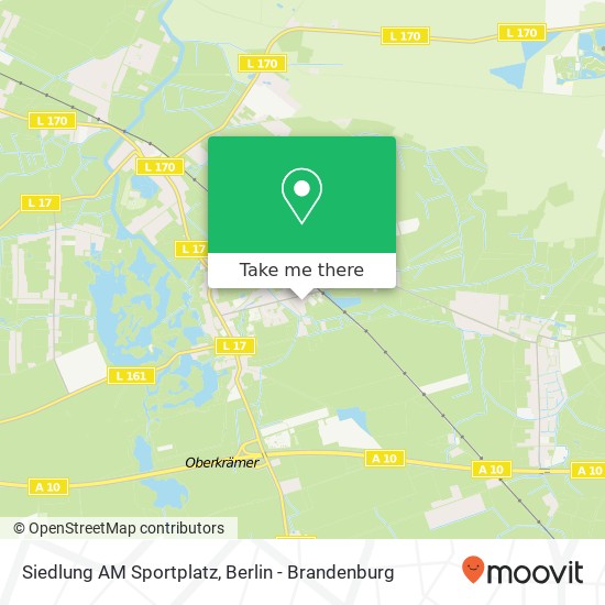 Siedlung AM Sportplatz map