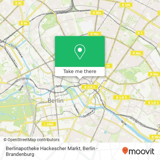 Berlinapotheke Hackescher Markt map