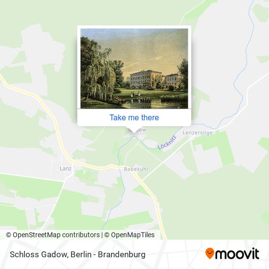 Schloss Gadow map