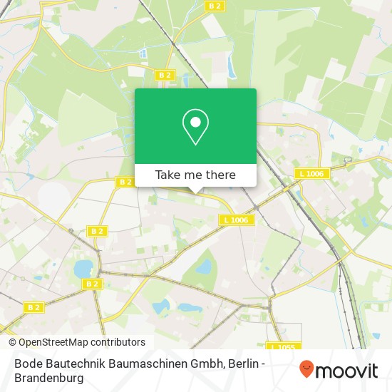 Bode Bautechnik Baumaschinen Gmbh map