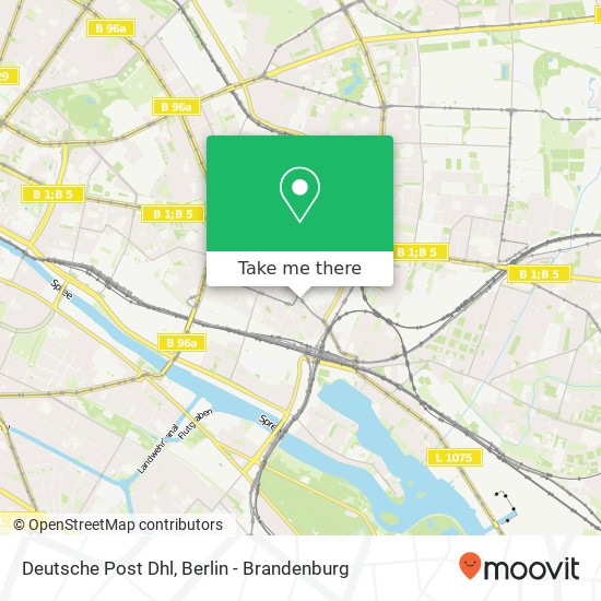 Deutsche Post Dhl map