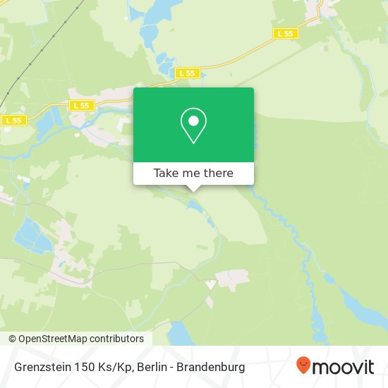 Grenzstein 150 Ks/Kp map