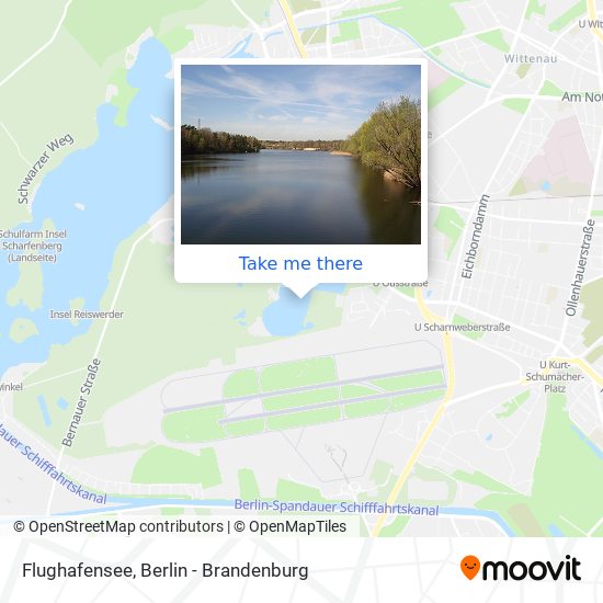 Flughafensee map
