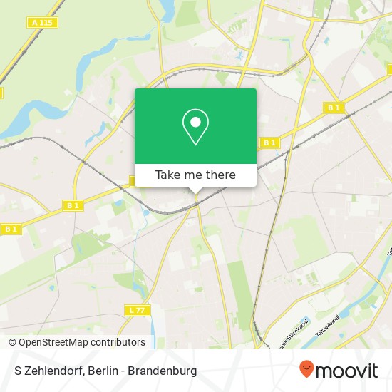S Zehlendorf map