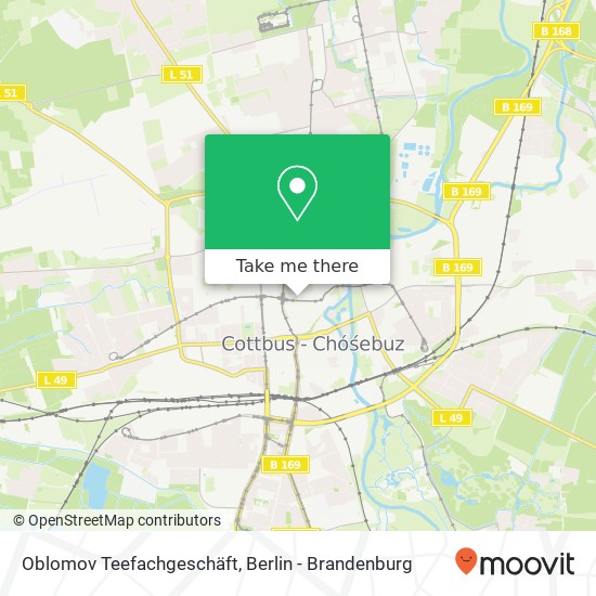 Oblomov Teefachgeschäft map