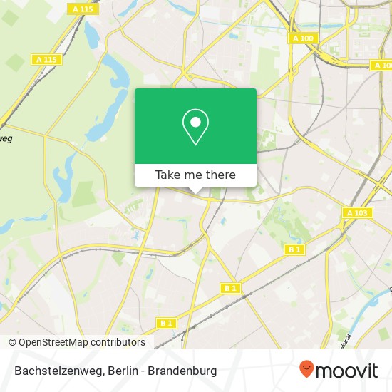 Bachstelzenweg map