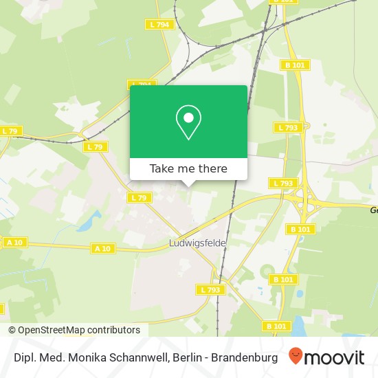 Dipl. Med. Monika Schannwell map