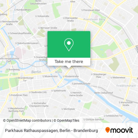 Parkhaus Rathauspassagen map