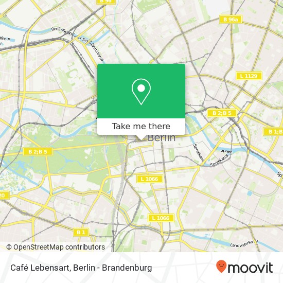 Café Lebensart map