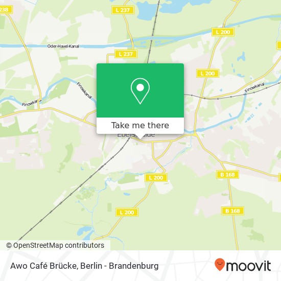 Awo Café Brücke map