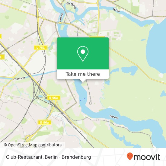 Club-Restaurant map