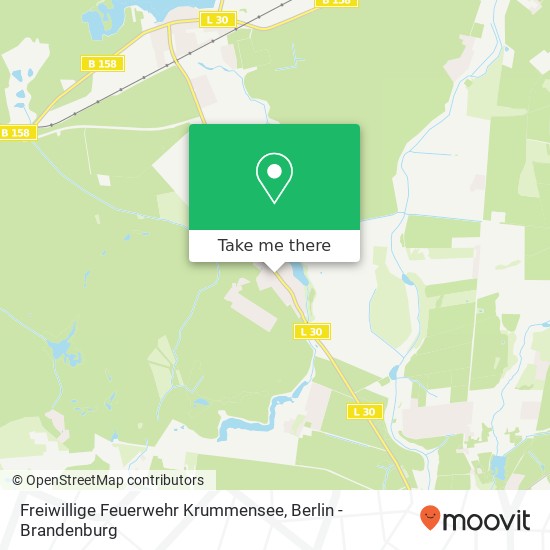 Freiwillige Feuerwehr Krummensee map