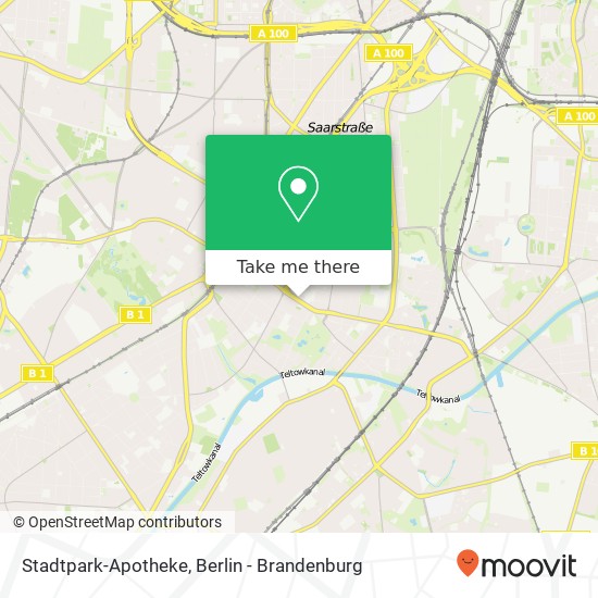 Stadtpark-Apotheke map