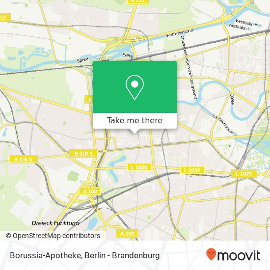 Borussia-Apotheke map
