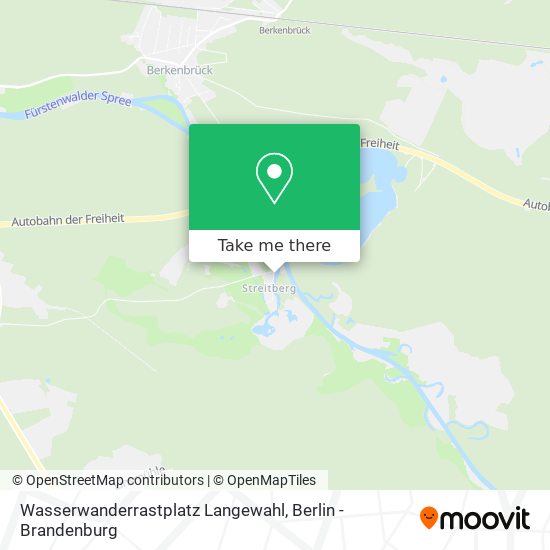 Карта Wasserwanderrastplatz Langewahl