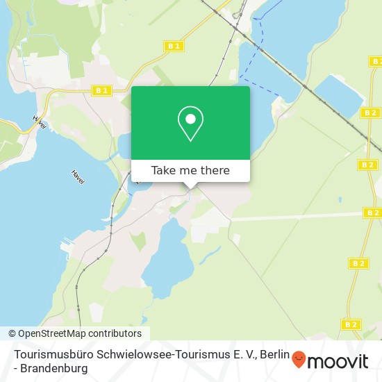 Карта Tourismusbüro Schwielowsee-Tourismus E. V.