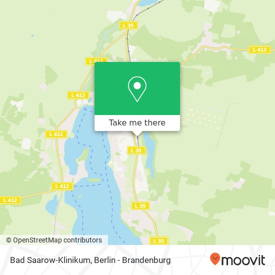 Bad Saarow-Klinikum map