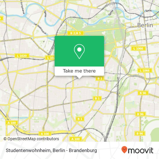 Studentenwohnheim map