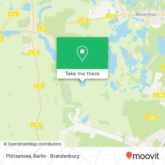 Plötzensee map