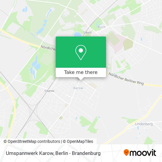 Umspannwerk Karow map