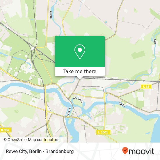 Rewe City map