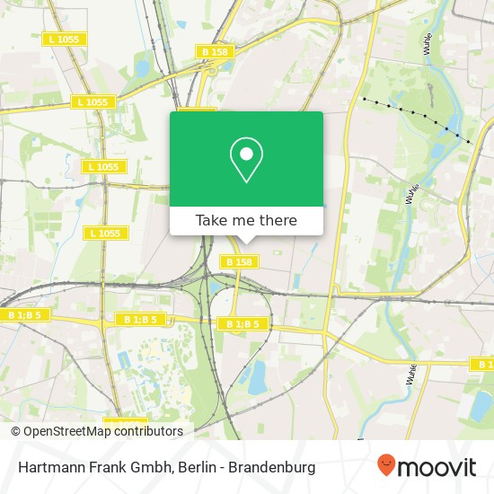 Hartmann Frank Gmbh map