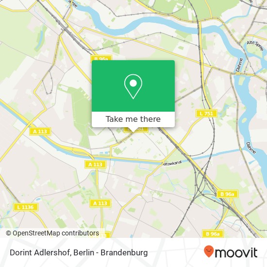 Dorint Adlershof map