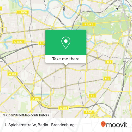 U Spichernstraße map