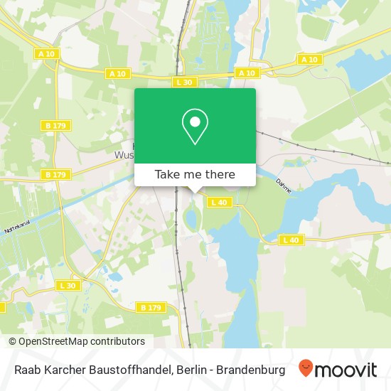 Raab Karcher Baustoffhandel map