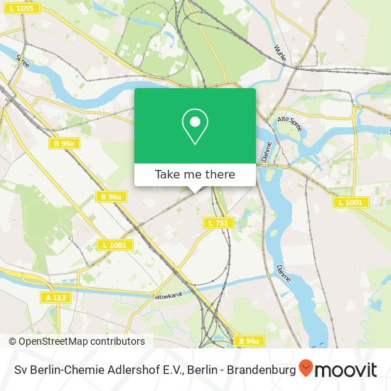 Sv Berlin-Chemie Adlershof E.V. map