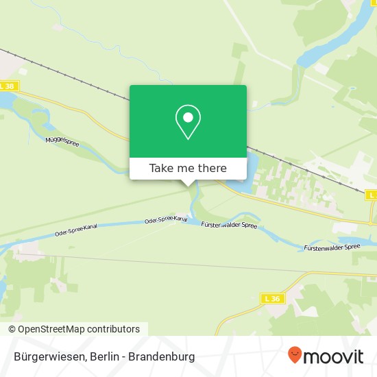 Bürgerwiesen map