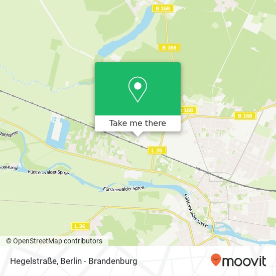 Hegelstraße map
