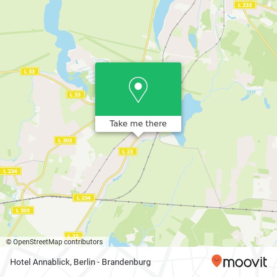 Hotel Annablick map