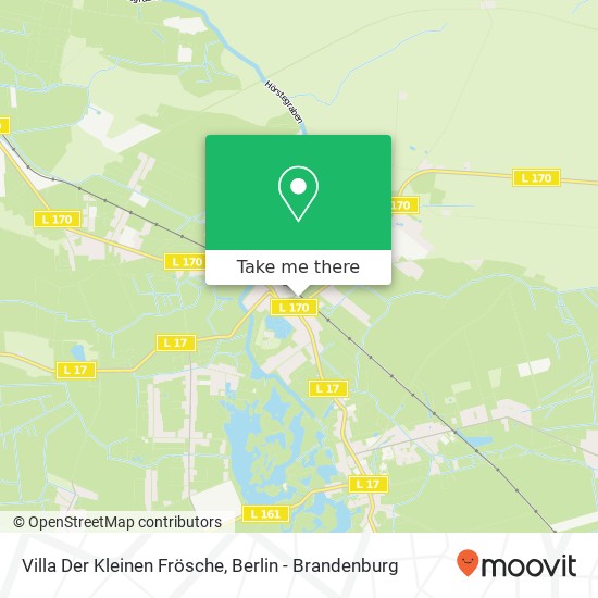 Villa Der Kleinen Frösche map