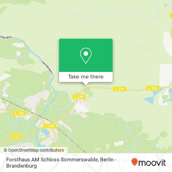 Forsthaus AM Schloss Sommerswalde map