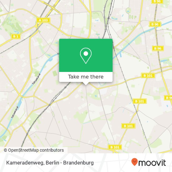 Kameradenweg map