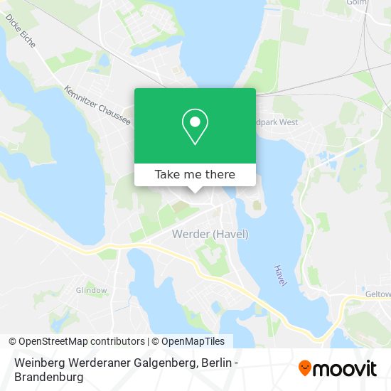 Карта Weinberg Werderaner Galgenberg
