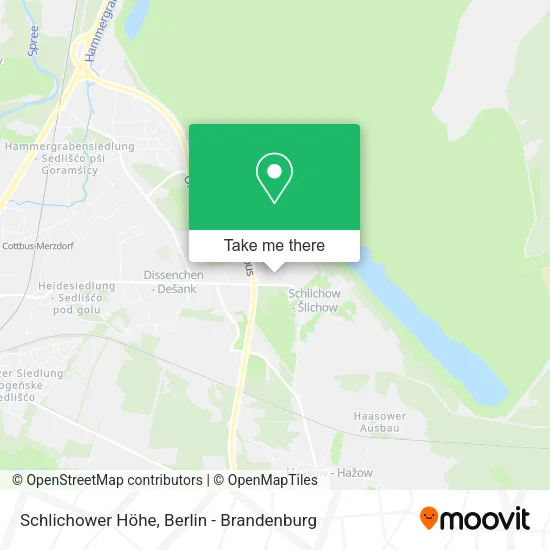 Карта Schlichower Höhe