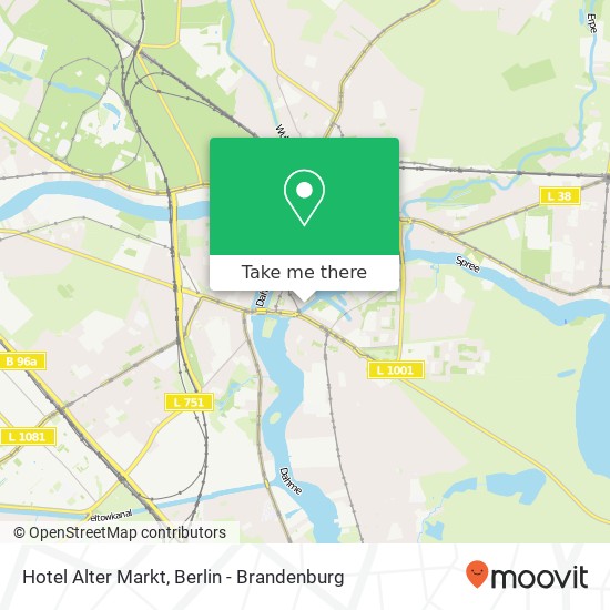 Hotel Alter Markt map