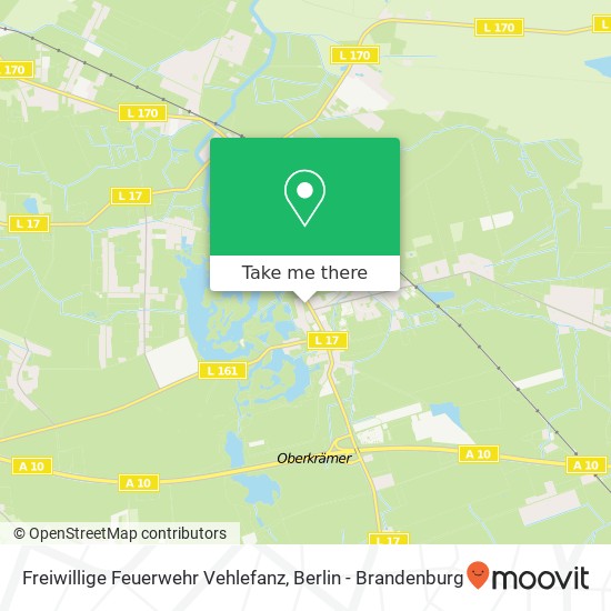 Freiwillige Feuerwehr Vehlefanz map