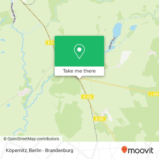 Köpernitz map